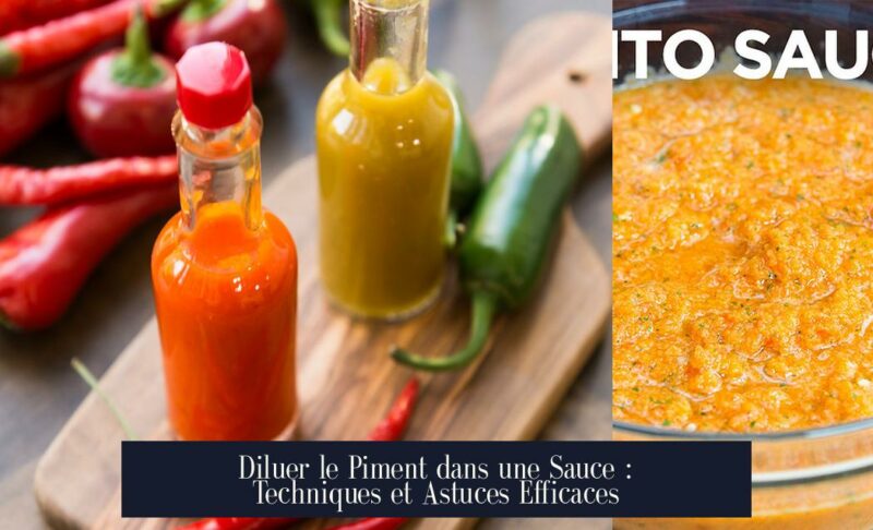 Diluer le Piment dans une Sauce : Techniques et Astuces Efficaces
