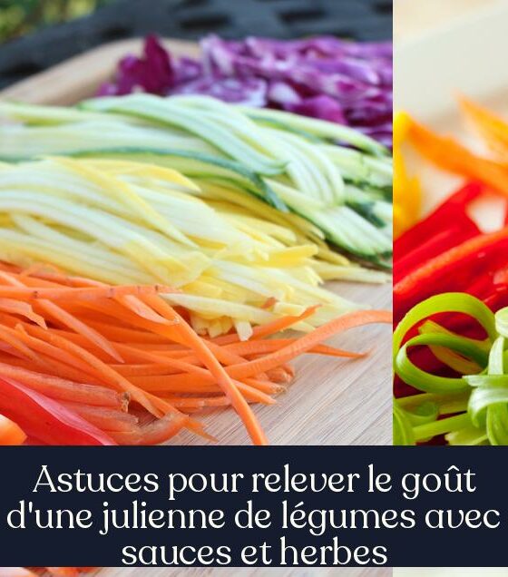 Astuces pour relever le goût d'une julienne de légumes avec sauces et herbes