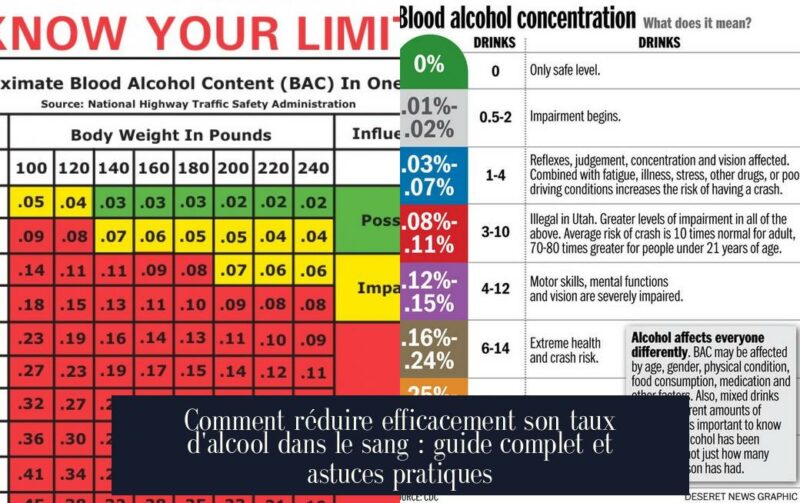 Comment réduire efficacement son taux d'alcool dans le sang : guide complet et astuces pratiques