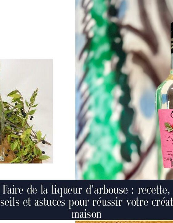 Faire de la liqueur d'arbouse : recette, conseils et astuces pour réussir votre création maison