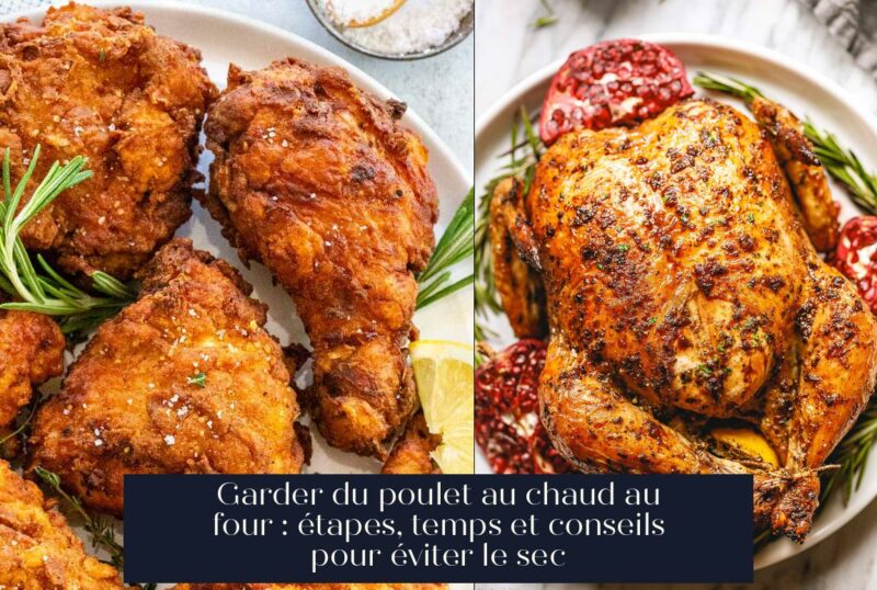 Garder du poulet au chaud au four : étapes, temps et conseils pour éviter le sec