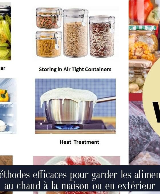 Méthodes efficaces pour garder les aliments au chaud à la maison ou en extérieur