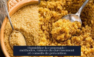 Humidifier la cassonade : méthodes, raisons du durcissement et conseils de prévention