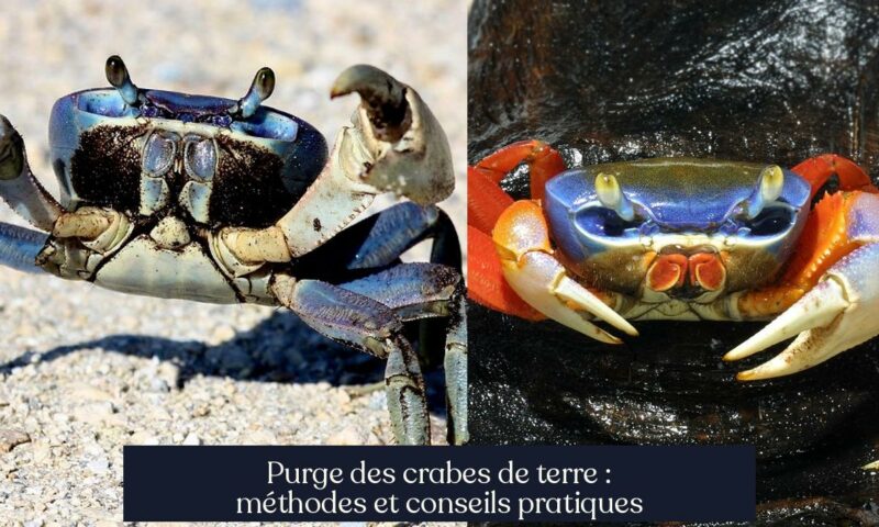 Purge des crabes de terre : méthodes et conseils pratiques