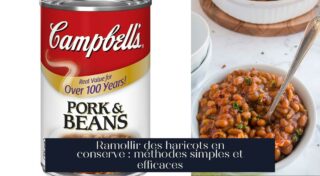 Ramollir des haricots en conserve : méthodes simples et efficaces