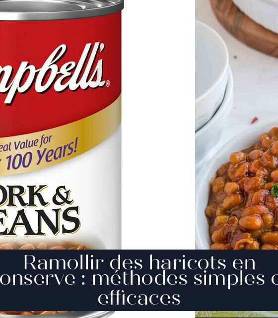 Ramollir des haricots en conserve : méthodes simples et efficaces