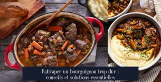 Rattraper un bourguignon trop dur : conseils et solutions essentielles