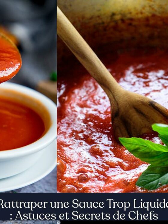 Rattraper une Sauce Trop Liquide : Astuces et Secrets de Chefs
