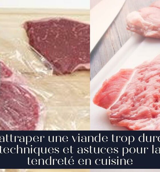 Rattraper une viande trop dure : techniques et astuces pour la tendreté en cuisine