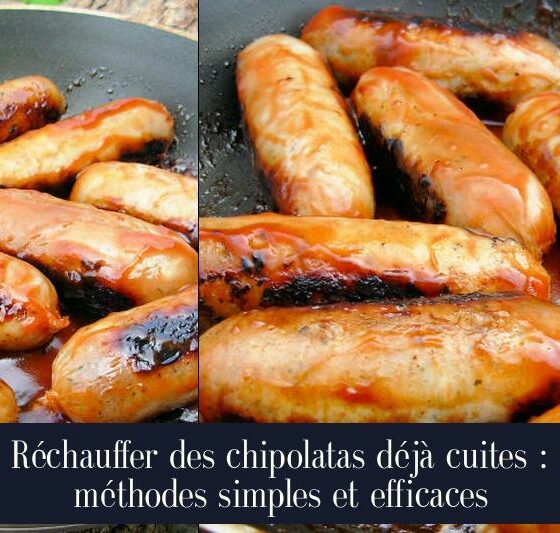 Réchauffer des chipolatas déjà cuites : méthodes simples et efficaces