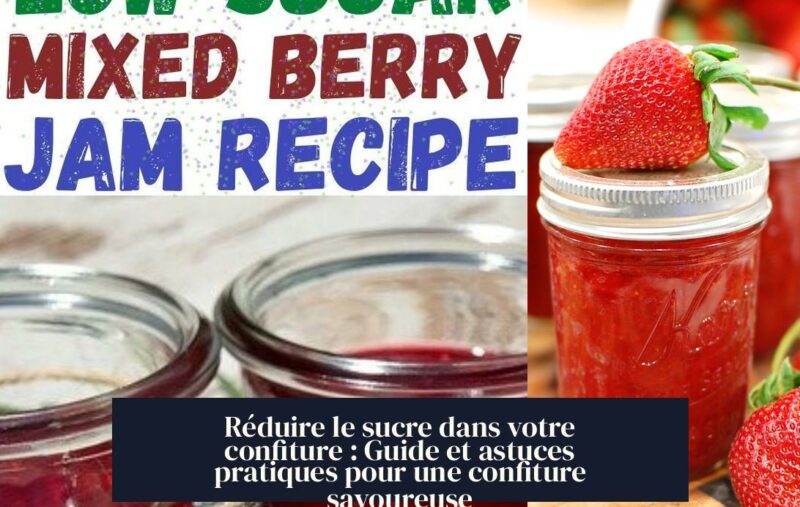 Réduire le sucre dans votre confiture : Guide et astuces pratiques pour une confiture savoureuse
