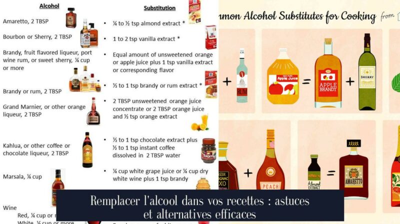 Remplacer l'alcool dans vos recettes : astuces et alternatives efficaces
