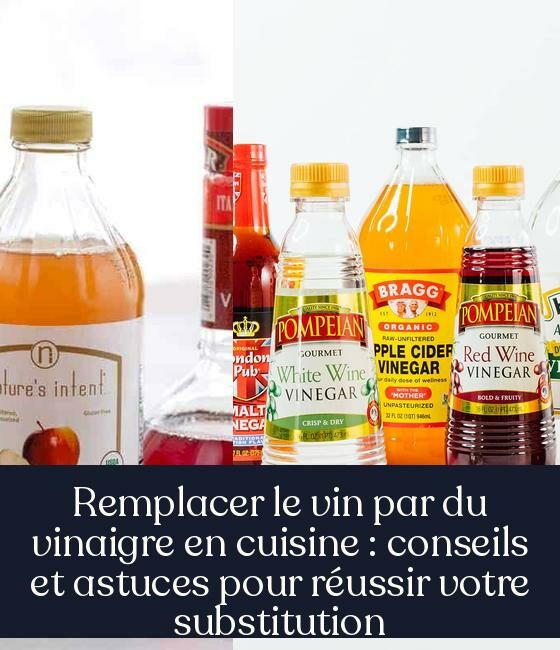 Remplacer le vin par du vinaigre en cuisine : conseils et astuces pour réussir votre substitution