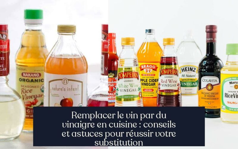 Remplacer le vin par du vinaigre en cuisine : conseils et astuces pour réussir votre substitution