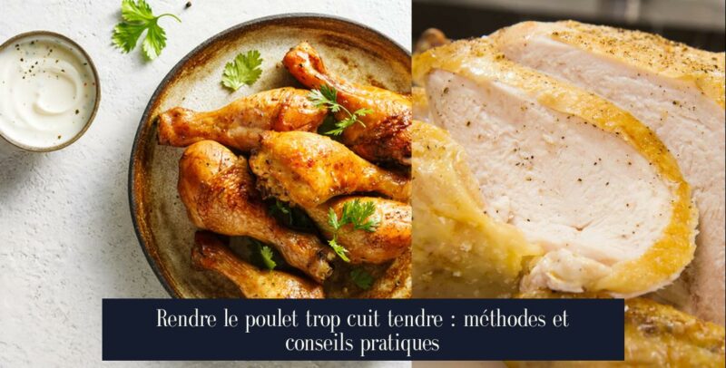Rendre le poulet trop cuit tendre : méthodes et conseils pratiques
