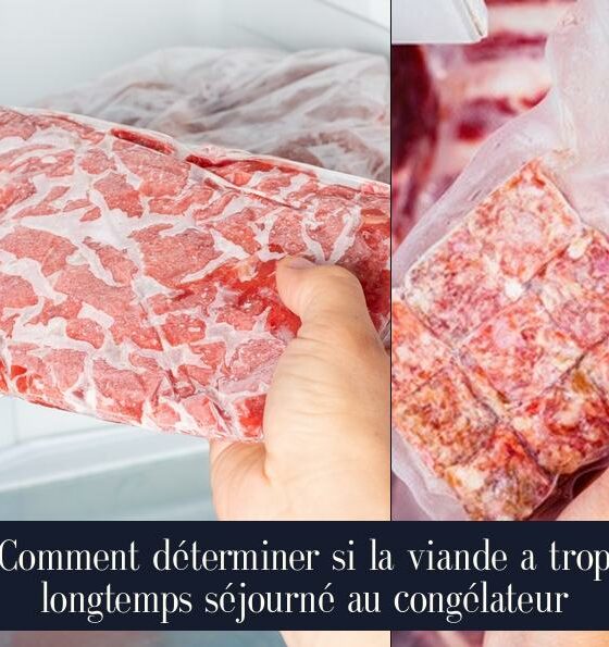 Comment déterminer si la viande a trop longtemps séjourné au congélateur