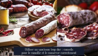 Utiliser un saucisson trop dur : conseils pour le ramollir et le conserver correctement