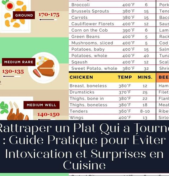 Rattraper un Plat Qui a Tourné : Guide Pratique pour Éviter Intoxication et Surprises en Cuisine