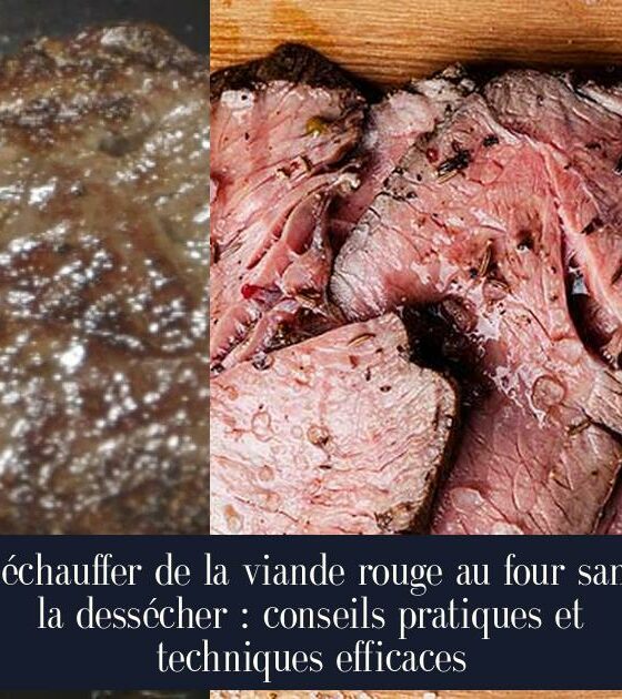 Réchauffer de la viande rouge au four sans la dessécher : conseils pratiques et techniques efficaces