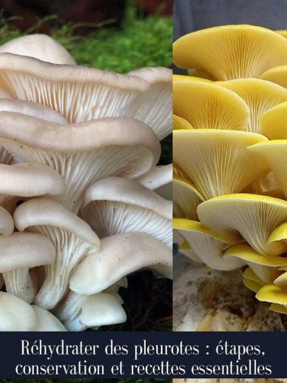 Réhydrater des pleurotes : étapes, conservation et recettes essentielles