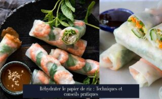 Réhydrater le papier de riz : Techniques et conseils pratiques