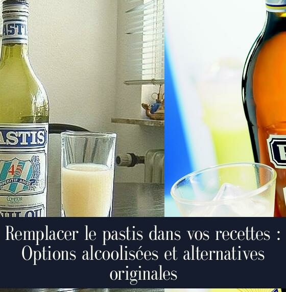 Remplacer le pastis dans vos recettes : Options alcoolisées et alternatives originales