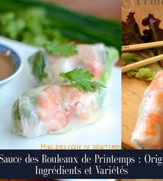 La Sauce des Rouleaux de Printemps : Origine, Ingrédients et Variétés