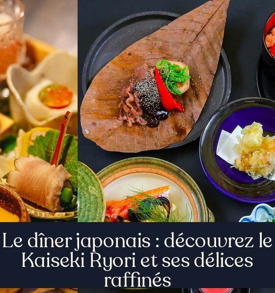 Le dîner japonais : découvrez le Kaiseki Ryori et ses délices raffinés