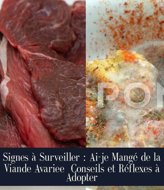 Signes à Surveiller : Ai-je Mangé de la Viande Avariee Conseils et Réflexes à Adopter