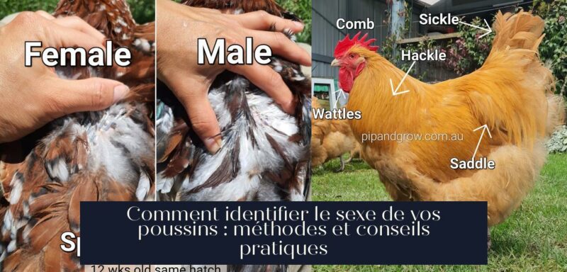 Comment identifier le sexe de vos poussins : méthodes et conseils pratiques