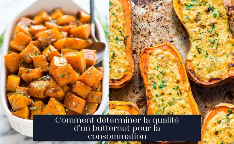 Comment déterminer la qualité d'un butternut pour la consommation