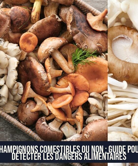 Champignons comestibles ou non : Guide pour détecter les dangers alimentaires