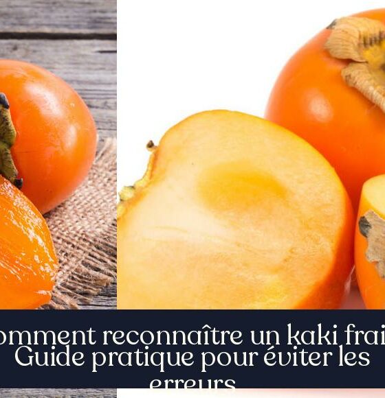 Comment reconnaître un kaki frais : Guide pratique pour éviter les erreurs