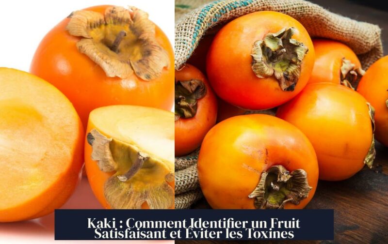Kaki : Comment Identifier un Fruit Satisfaisant et Éviter les Toxines