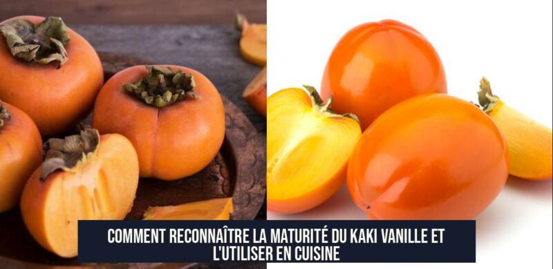 Comment reconnaître la maturité du kaki vanille et l'utiliser en cuisine