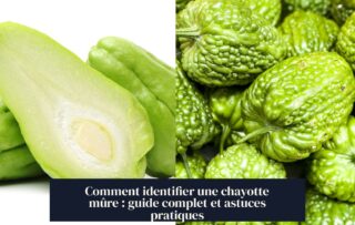 Comment identifier une chayotte mûre : guide complet et astuces pratiques