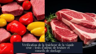 Vérification de la fraîcheur de la viande crue : tests d'odeur, de texture et conseils de stockage