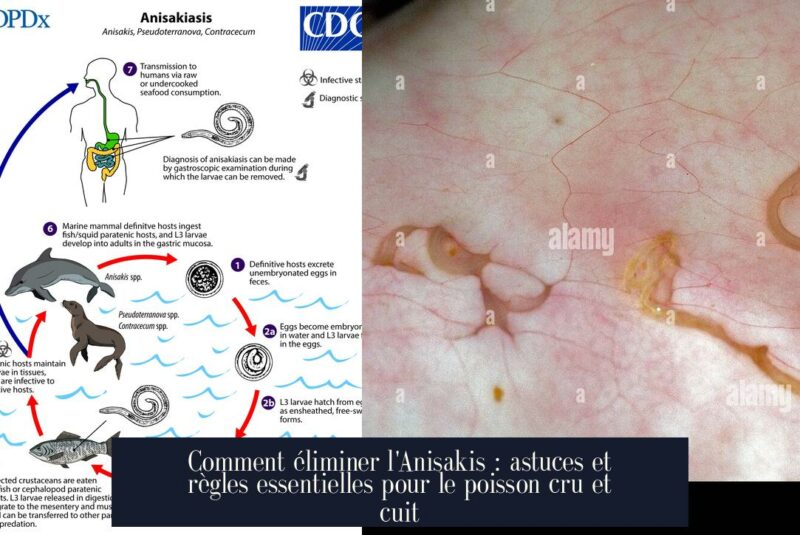 Comment éliminer l'Anisakis : astuces et règles essentielles pour le poisson cru et cuit