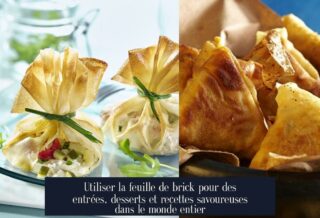 Utiliser la feuille de brick pour des entrées, desserts et recettes savoureuses dans le monde entier