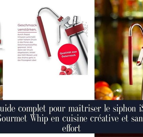 Guide complet pour maîtriser le siphon iSi Gourmet Whip en cuisine créative et sans effort