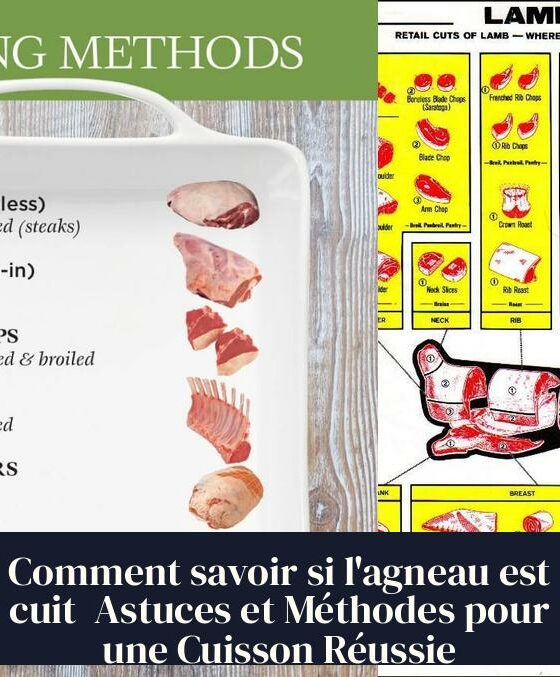 Comment savoir si l'agneau est cuit Astuces et Méthodes pour une Cuisson Réussie