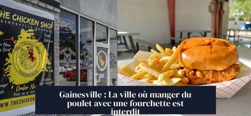 Gainesville : La ville où manger du poulet avec une fourchette est interdit