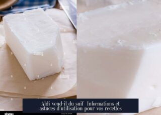 Aldi vend-il du suif Informations et astuces d'utilisation pour vos recettes
