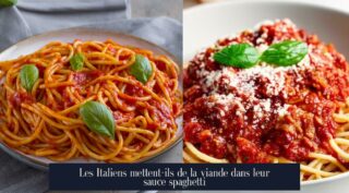 Les Italiens mettent-ils de la viande dans leur sauce spaghetti