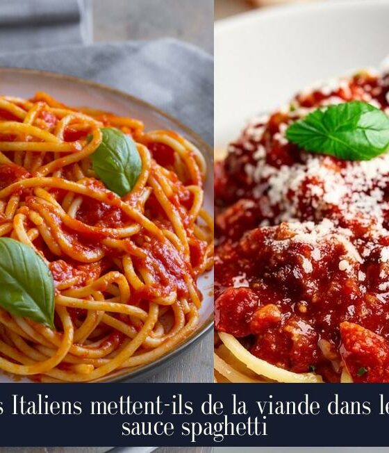 Les Italiens mettent-ils de la viande dans leur sauce spaghetti