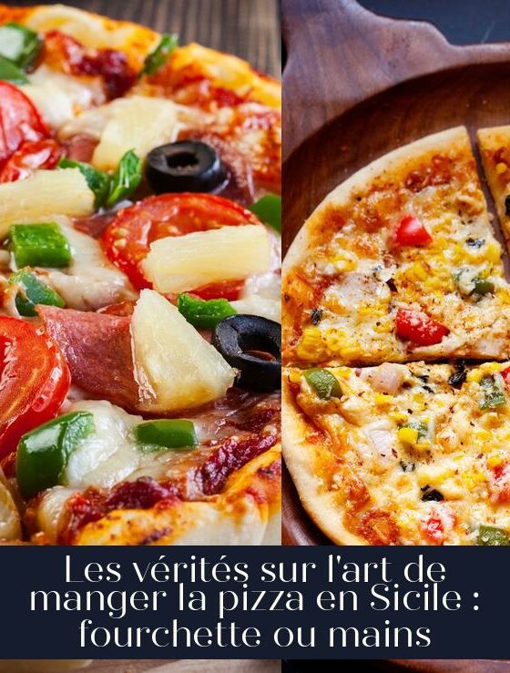 Les vérités sur l'art de manger la pizza en Sicile : fourchette ou mains