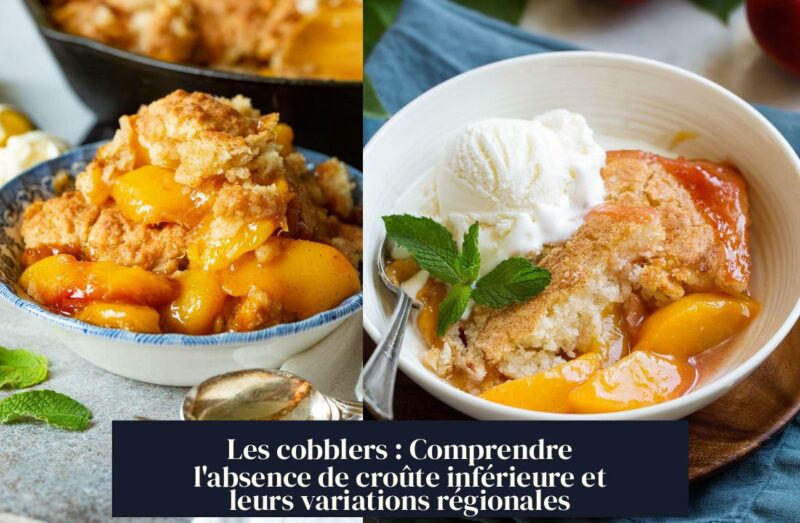 Les cobblers : Comprendre l'absence de croûte inférieure et leurs variations régionales