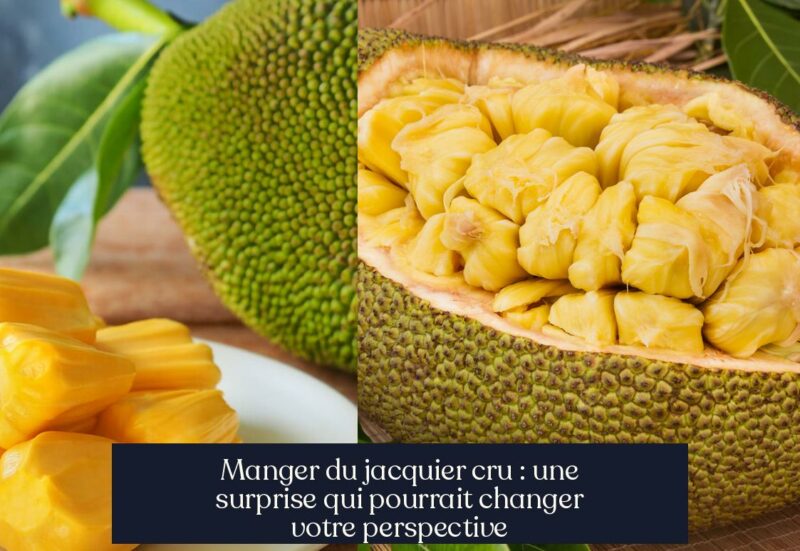 Manger du jacquier cru : une surprise qui pourrait changer votre perspective