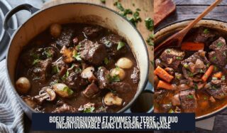 Boeuf Bourguignon et Pommes de Terre : Un Duo Incontournable dans la Cuisine Française