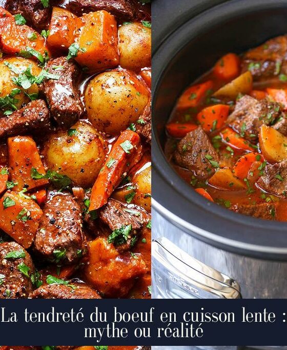 La tendreté du boeuf en cuisson lente : mythe ou réalité